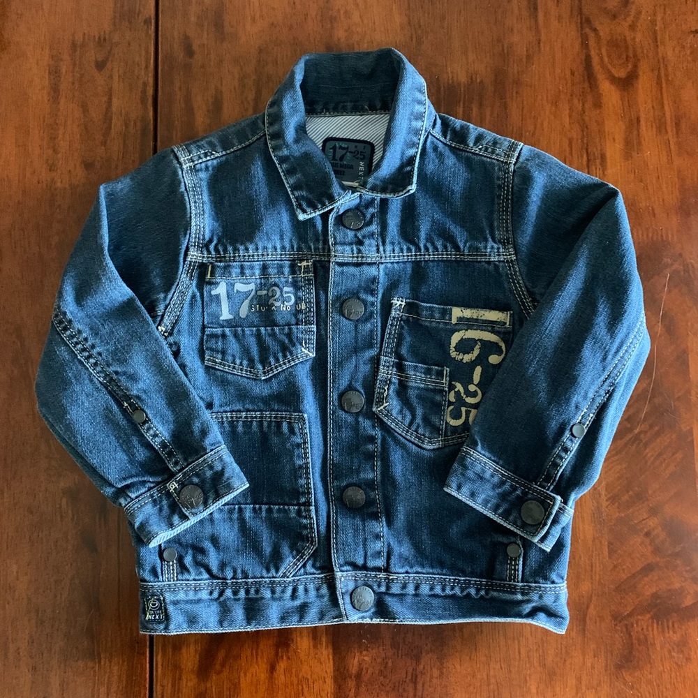NEXT, Toddler Snap Button Jean Jacket, size 2T/3T